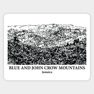 Blue and John Crow Mountains - Jamaica Magnet
